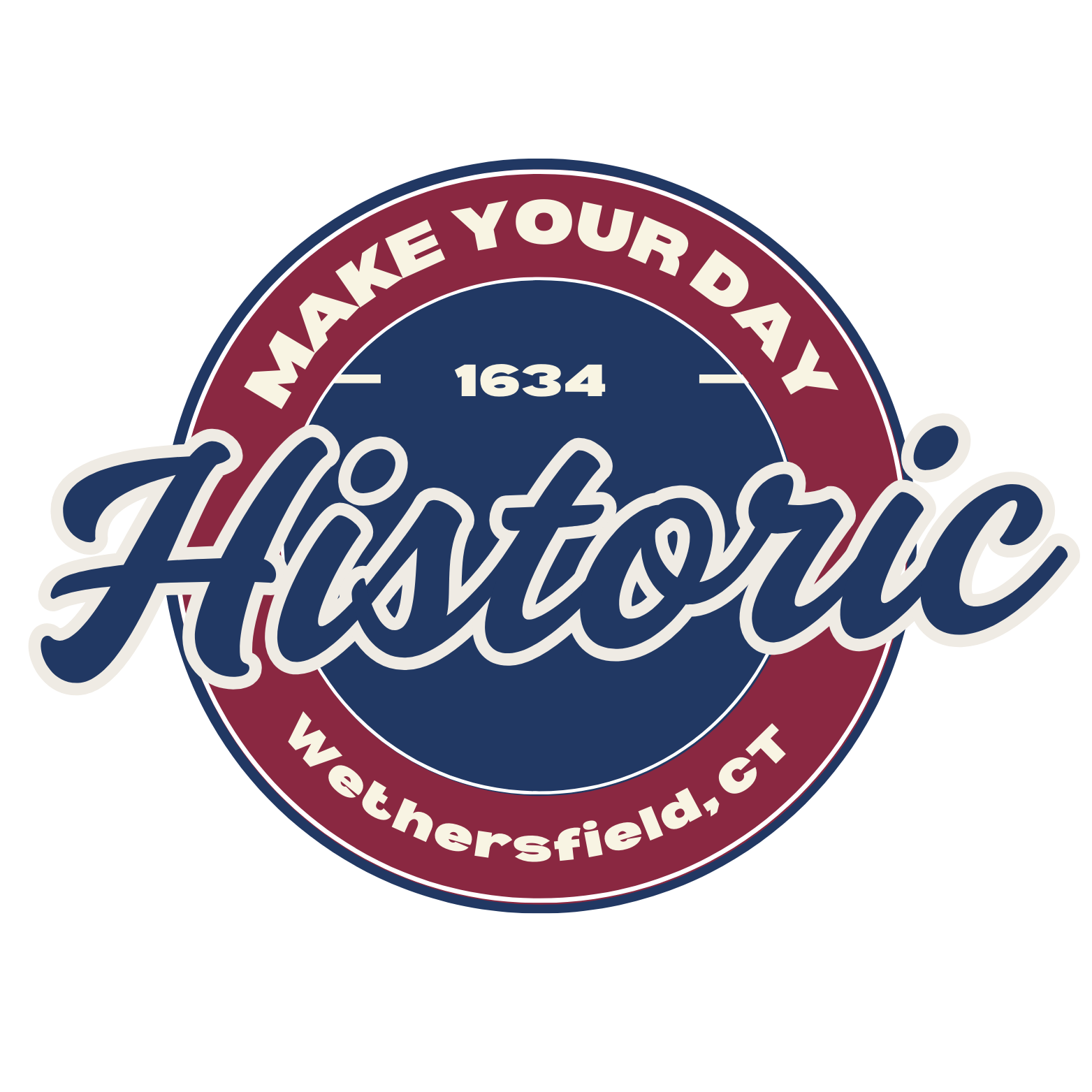 Logo for Wethersfield: Make Your Day Historic